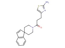 4-[3-oxo-3-(1'H-spiro[indene-1,4'-piperidin]-1'-yl)propyl]-1,3-thiazol-2-amine