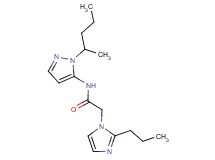 N-[1-(1-methylbutyl)-1H-pyrazol-5-yl]-2-(2-propyl-1H-imidazol-1-yl)acetamide