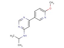 N-isopropyl-6-(6-methoxypyridin-3-yl)pyrimidin-4-amine