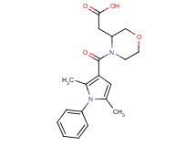 {4-[(2,5-dimethyl-1-phenyl-1H-pyrrol-3-yl)carbonyl]-3-morpholinyl}acetic acid