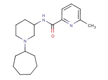 N-(1-cycloheptyl-3-piperidinyl)-6-methyl-2-pyridinecarboxamide