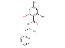 2-hydroxy-4,6-dimethyl-N-[1-methyl-2-(2-pyrazinyl)ethyl]nicotinamide