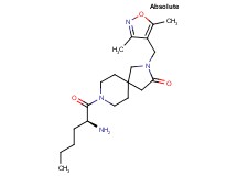 2-[(3,5-dimethylisoxazol-4-yl)methyl]-8-L-norleucyl-2,8-diazaspiro[4.5]decan-3-one