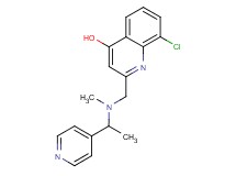 8-chloro-2-{[methyl(1-pyridin-4-ylethyl)amino]methyl}quinolin-4-ol