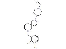 7-(2,3-difluorobenzyl)-2-(1-ethyl-4-piperidinyl)-2,7-diazaspiro[4.5]decane