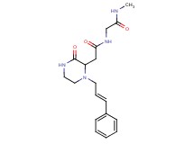 N~1~-methyl-N~2~-({3-oxo-1-[(2E)-3-phenyl-2-propen-1-yl]-2-piperazinyl}acetyl)glycinamide