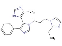 3-[3-(2-ethyl-1H-imidazol-1-yl)propyl]-5'-methyl-5-phenyl-3H,3'H-4,4'-biimidazole