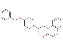 1-{2-[4-(benzyloxy)piperidin-1-yl]-2-oxoethyl}quinoxalin-2(1H)-one