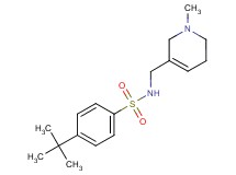 4-tert-butyl-N-[(1-methyl-1,2,5,6-tetrahydropyridin-3-yl)methyl]benzenesulfonamide