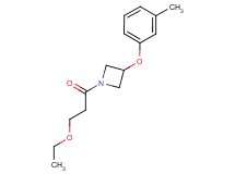 1-(3-ethoxypropanoyl)-3-(3-methylphenoxy)azetidine