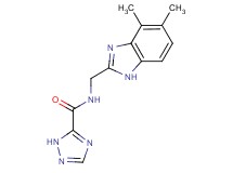 N-[(4,5-dimethyl-1H-benzimidazol-2-yl)methyl]-1H-1,2,4-triazole-5-carboxamide