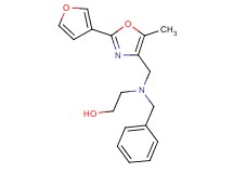 2-(benzyl{[2-(3-furyl)-5-methyl-1,3-oxazol-4-yl]methyl}amino)ethanol