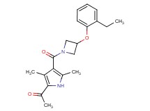 1-(4-{[3-(2-ethylphenoxy)-1-azetidinyl]carbonyl}-3,5-dimethyl-1H-pyrrol-2-yl)ethanone