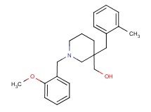 [1-(2-methoxybenzyl)-3-(2-methylbenzyl)-3-piperidinyl]methanol