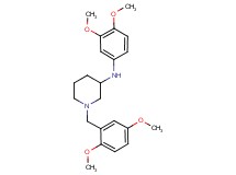 1-(2,5-dimethoxybenzyl)-N-(3,4-dimethoxyphenyl)-3-piperidinamine