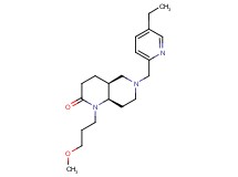 (4aS*,8aR*)-6-[(5-ethylpyridin-2-yl)methyl]-1-(3-methoxypropyl)octahydro-1,6-naphthyridin-2(1H)-one