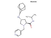 (4R)-4-(2-adamantylamino)-N-isopropyl-1-(4-pyridinylmethyl)-L-prolinamide