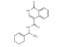 N-(1-cyclohex-1-en-1-ylethyl)-1-oxo-1,2-dihydroisoquinoline-4-carboxamide