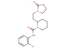 N-(2-chlorophenyl)-2-[2-(2-oxo-1-pyrrolidinyl)ethyl]-1-piperidinecarboxamide