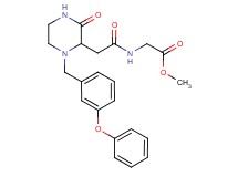 methyl N-{[3-oxo-1-(3-phenoxybenzyl)-2-piperazinyl]acetyl}glycinate