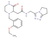 N-(6,7-dihydro-5H-pyrrolo[2,1-c][1,2,4]triazol-3-ylmethyl)-2-[1-(2-ethoxybenzyl)-3-oxo-2-piperazinyl]acetamide