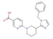 6-[3-(1-benzyl-1H-imidazol-2-yl)-1-piperidinyl]nicotinic acid