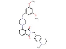 4-[4-(3,5-dimethoxybenzyl)-1-piperazinyl]-2-[(1-methyl-1,2,3,4-tetrahydro-6-quinolinyl)methyl]-1H-isoindole-1,3(2H)-dione