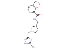 N-({1-[(2-methyl-1H-imidazol-4-yl)methyl]pyrrolidin-3-yl}methyl)-2,3-dihydro-1-benzofuran-7-carboxamide