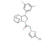 (3R*,3aR*,7aR*)-3-(3,5-difluorophenyl)-1-[(3-methyl-1H-pyrazol-1-yl)acetyl]octahydro-4,7-ethanopyrrolo[3,2-b]pyridine