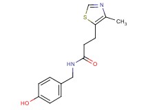 N-(4-hydroxybenzyl)-3-(4-methyl-1,3-thiazol-5-yl)propanamide