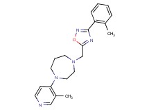 1-{[3-(2-methylphenyl)-1,2,4-oxadiazol-5-yl]methyl}-4-(3-methylpyridin-4-yl)-1,4-diazepane