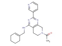 7-acetyl-N-(cyclohex-1-en-1-ylmethyl)-2-pyridin-3-yl-5,6,7,8-tetrahydropyrido[3,4-d]pyrimidin-4-amine