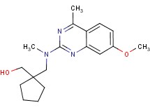 (1-{[(7-methoxy-4-methylquinazolin-2-yl)(methyl)amino]methyl}cyclopentyl)methanol