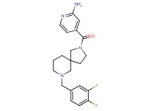 4-{[7-(3,4-difluorobenzyl)-2,7-diazaspiro[4.5]dec-2-yl]carbonyl}-2-pyridinamine