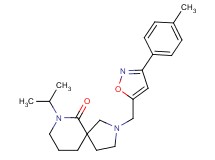 7-isopropyl-2-{[3-(4-methylphenyl)isoxazol-5-yl]methyl}-2,7-diazaspiro[4.5]decan-6-one