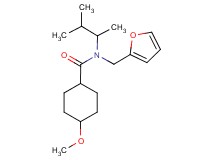 N-(1,2-dimethylpropyl)-N-(2-furylmethyl)-4-methoxycyclohexanecarboxamide