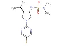 N'-[(3S*,4R*)-1-(5-fluoro-2-pyrimidinyl)-4-isopropyl-3-pyrrolidinyl]-N,N-dimethylsulfamide