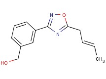 (3-{5-[(2E)-2-buten-1-yl]-1,2,4-oxadiazol-3-yl}phenyl)methanol