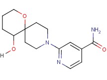 2-(5-hydroxy-1-oxa-9-azaspiro[5.5]undec-9-yl)isonicotinamide