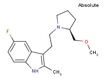 5-fluoro-3-{2-[(2S)-2-(methoxymethyl)-1-pyrrolidinyl]ethyl}-2-methyl-1H-indole trifluoroacetate