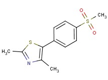 2,4-dimethyl-5-[4-(methylsulfonyl)phenyl]-1,3-thiazole