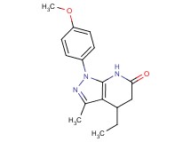 4-ethyl-1-(4-methoxyphenyl)-3-methyl-1,4,5,7-tetrahydro-6H-pyrazolo[3,4-b]pyridin-6-one
