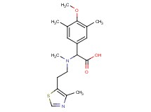 (4-methoxy-3,5-dimethylphenyl){methyl[2-(4-methyl-1,3-thiazol-5-yl)ethyl]amino}acetic acid