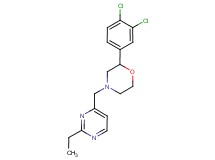 2-(3,4-dichlorophenyl)-4-[(2-ethylpyrimidin-4-yl)methyl]morpholine