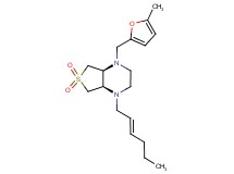 (4aS*,7aR*)-1-[(2E)-2-hexen-1-yl]-4-[(5-methyl-2-furyl)methyl]octahydrothieno[3,4-b]pyrazine 6,6-dioxide