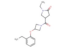 1-ethyl-4-{[3-(2-ethylphenoxy)-1-azetidinyl]carbonyl}-2-pyrrolidinone