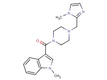 1-methyl-3-({4-[(1-methyl-1H-imidazol-2-yl)methyl]piperazin-1-yl}carbonyl)-1H-indole