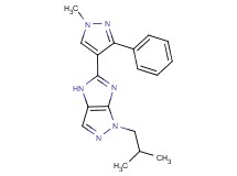 1-isobutyl-5-(1-methyl-3-phenyl-1H-pyrazol-4-yl)-1,4-dihydroimidazo[4,5-c]pyrazole