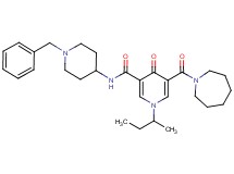 5-(1-azepanylcarbonyl)-N-(1-benzyl-4-piperidinyl)-1-sec-butyl-4-oxo-1,4-dihydro-3-pyridinecarboxamide