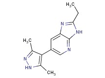 6-(3,5-dimethyl-1H-pyrazol-4-yl)-2-ethyl-3H-imidazo[4,5-b]pyridine